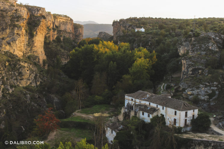 The gorge of Alhama de Granada
