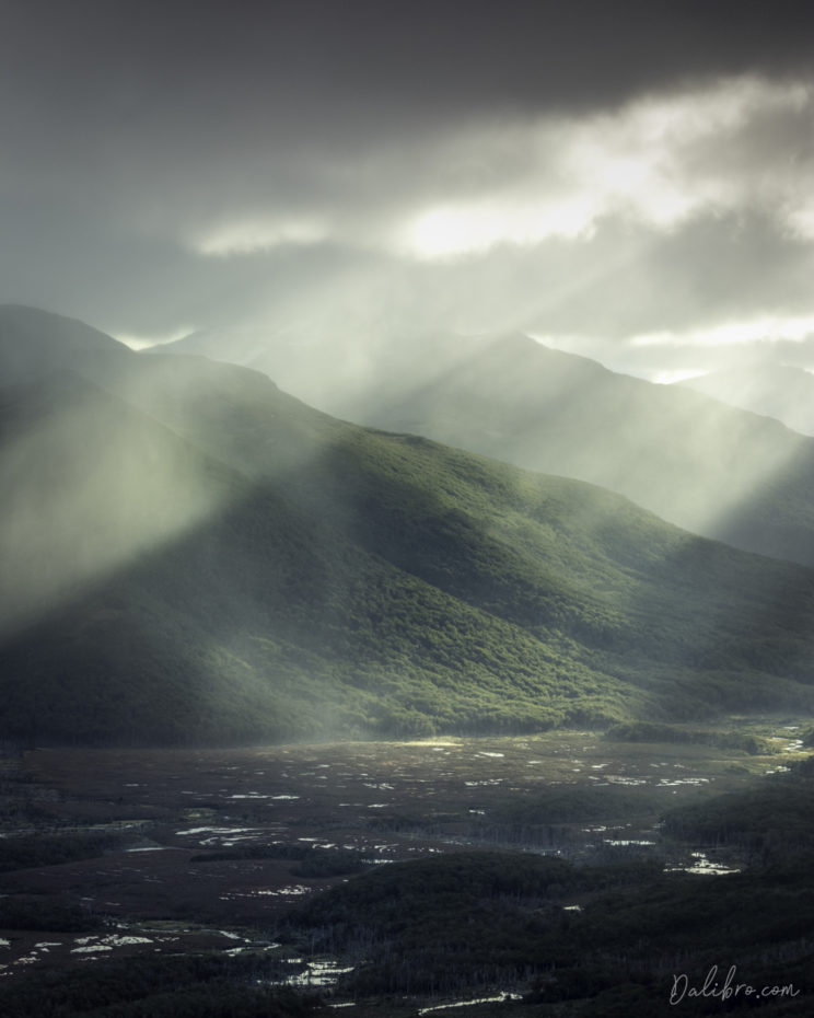 Mother Nature's playground at the end of the world, viewpoint Lago Deseado, Tierra del Fuego, Chile