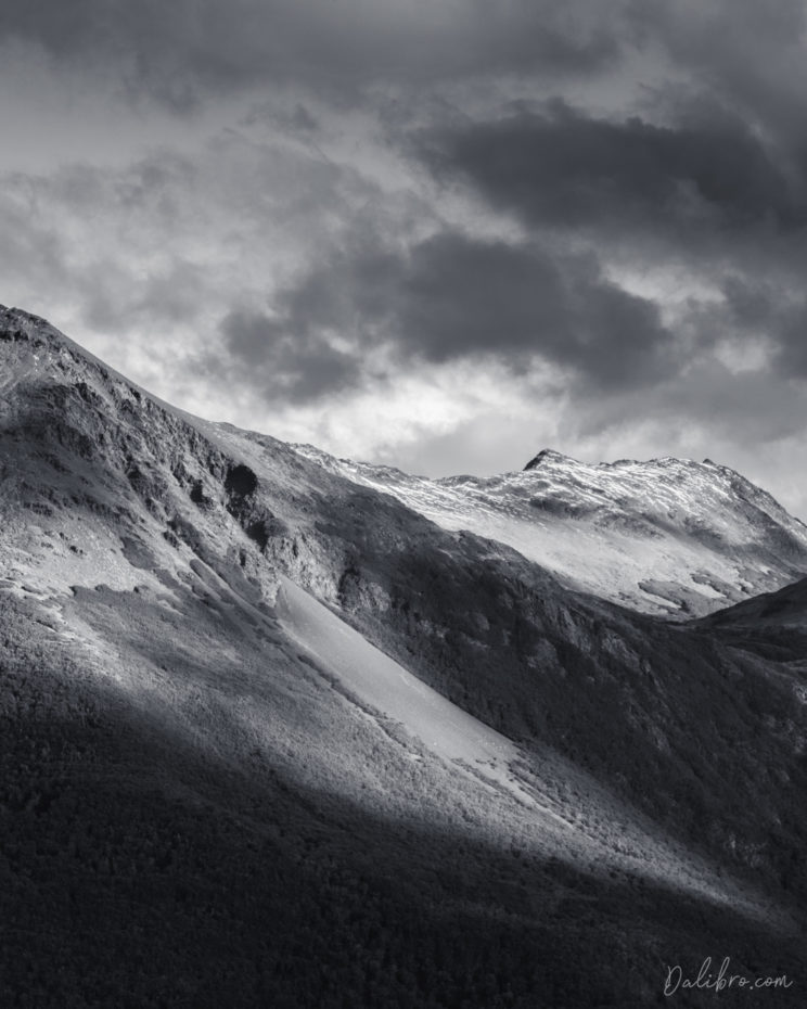 At the end of the world, viewpoint Lago Deseado, Tierra del Fuego, Chile