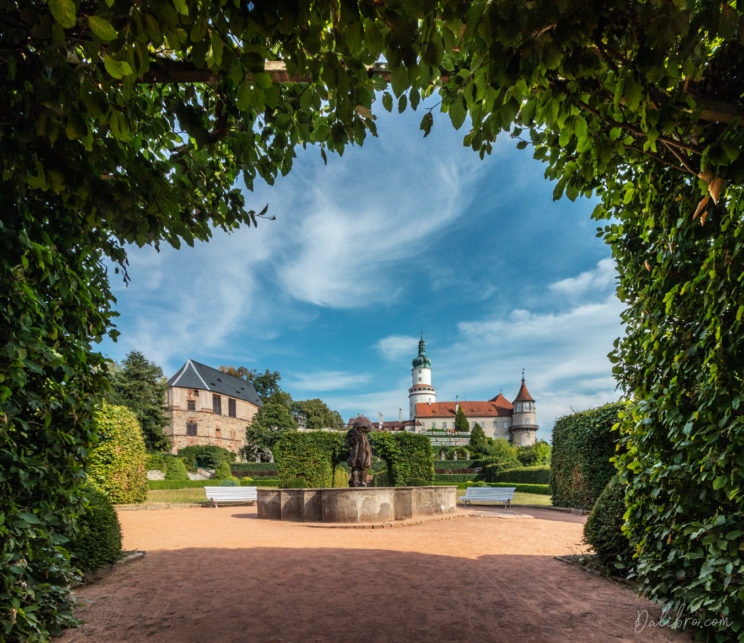 Nove Mesto nad Metuji - view from the garden