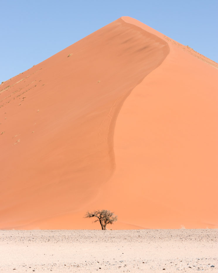 One of the dunes inside the national park on the way to Deadvlei