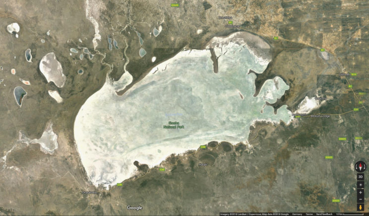 Etosha - aerial photo