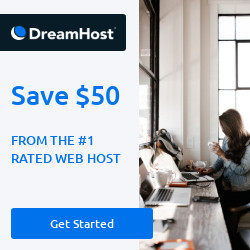 Save 50 USD on your hosting from DreamHost