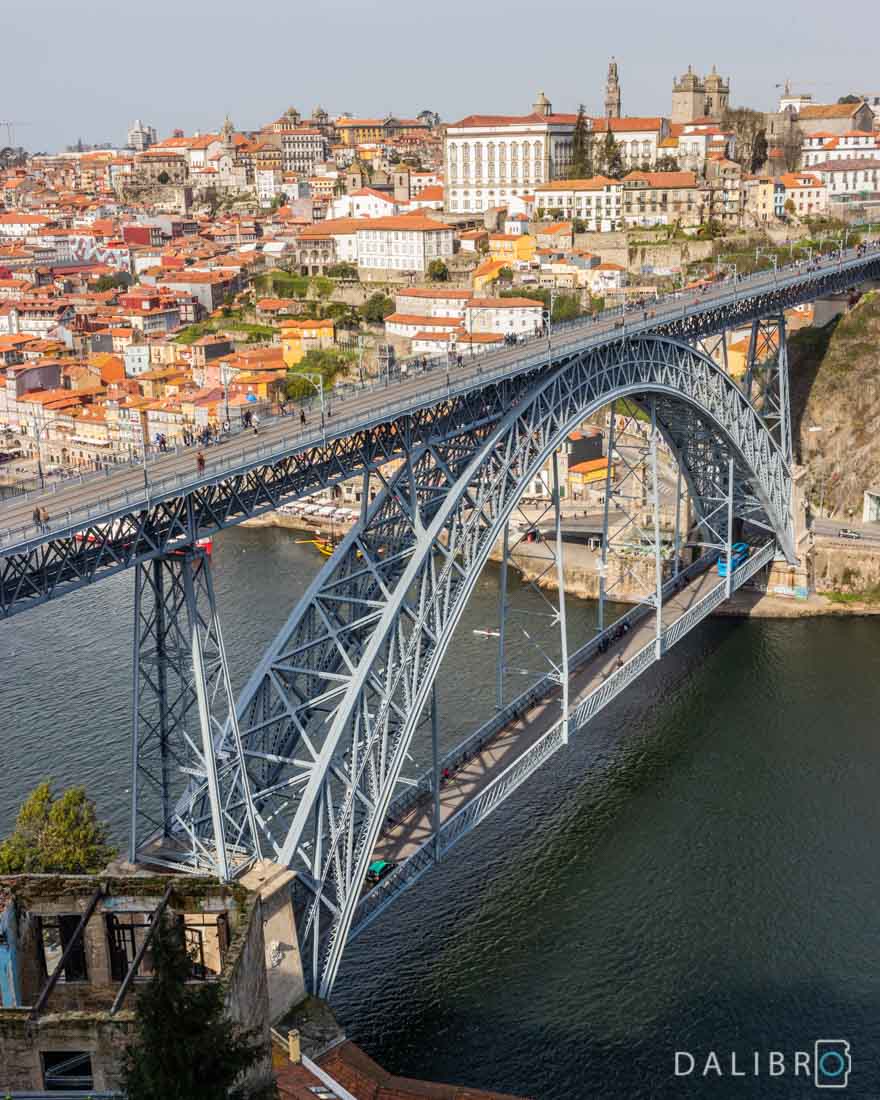 View of Porto, Portugal from the monastery