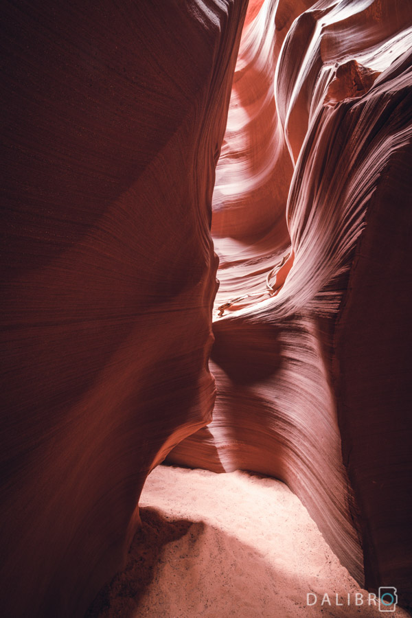 Slot canyons that are not as deep will expose you to light conditions with high dynamic range.