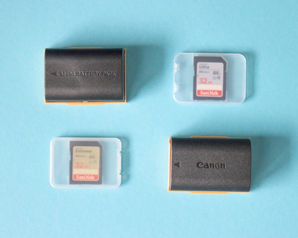 Batteries and SD cards - you should really have some spare ones! Do not save money on SD card, get a good one. Whereas with batteries, you can go for a third-party manufacturer.